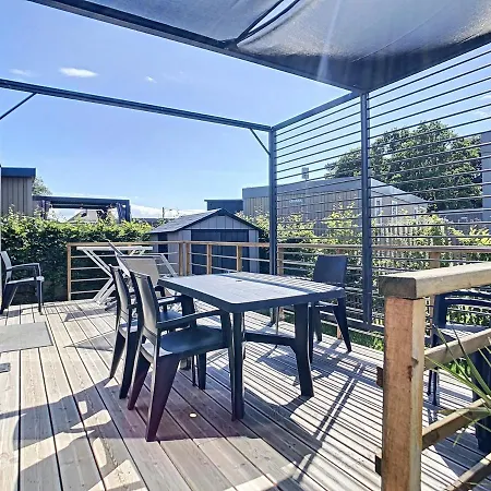 Ferienhaus Mobil-home Grand Confort 4 Pers: Piscine Chauffee, Pres De La Plage, Parking Inclus - Fr-1-361a-48