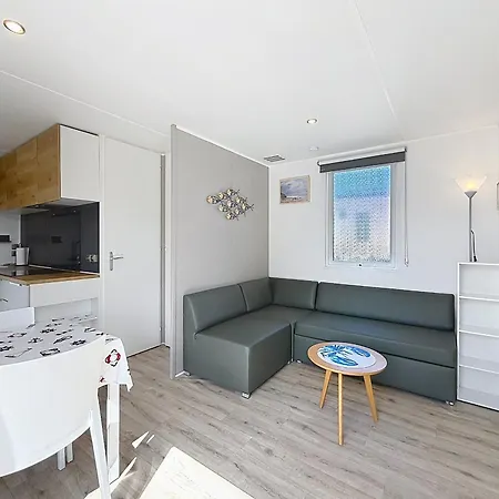 Mobil-home Grand Confort 4 Pers: Piscine Chauffee, Pres De La Plage, Parking Inclus - Fr-1-361a-48 *