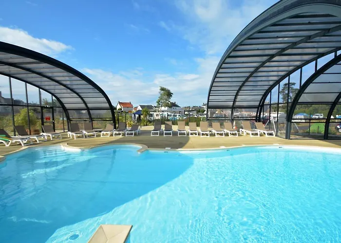 Mobil-home Grand Confort 4 Pers: Piscine Chauffee, Pres De La Plage, Parking Inclus - Fr-1-361a-48 Prázdninový dům *