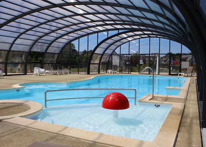 Mobil-home Grand Confort 4 Pers: Piscine Chauffee, Pres De La Plage, Parking Inclus - Fr-1-361a-48 Jullouville-les-Pins